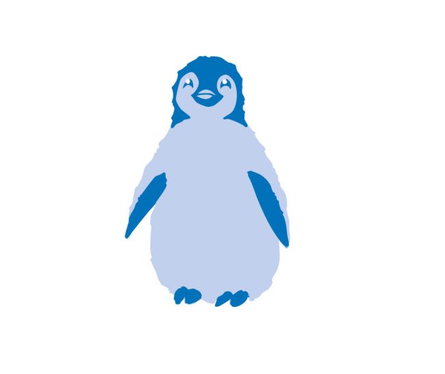 Pinguin Illustration